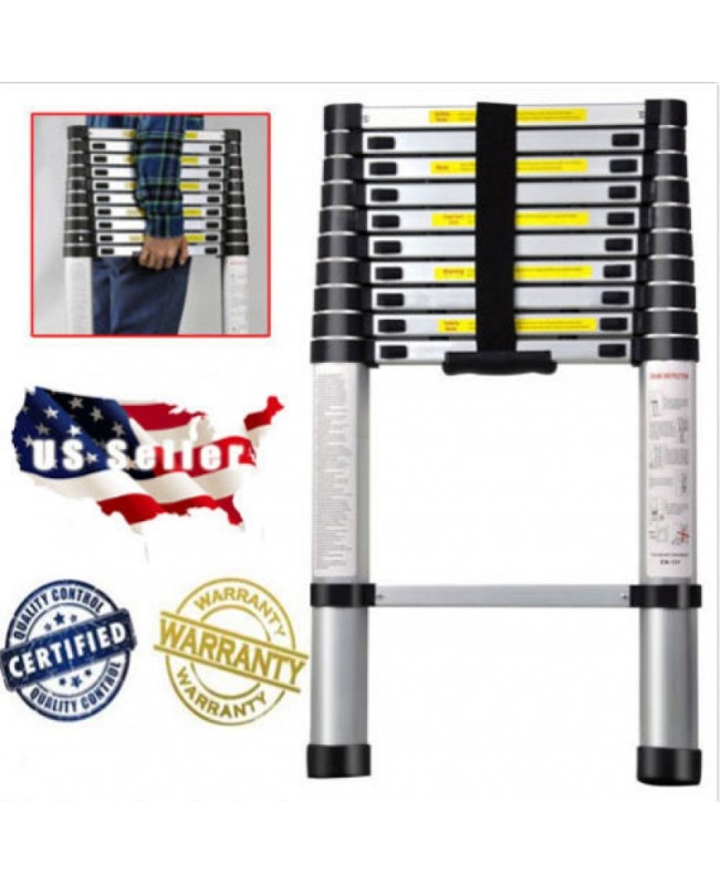 16-Step Dual Joints Aluminum Stretchable Ladder