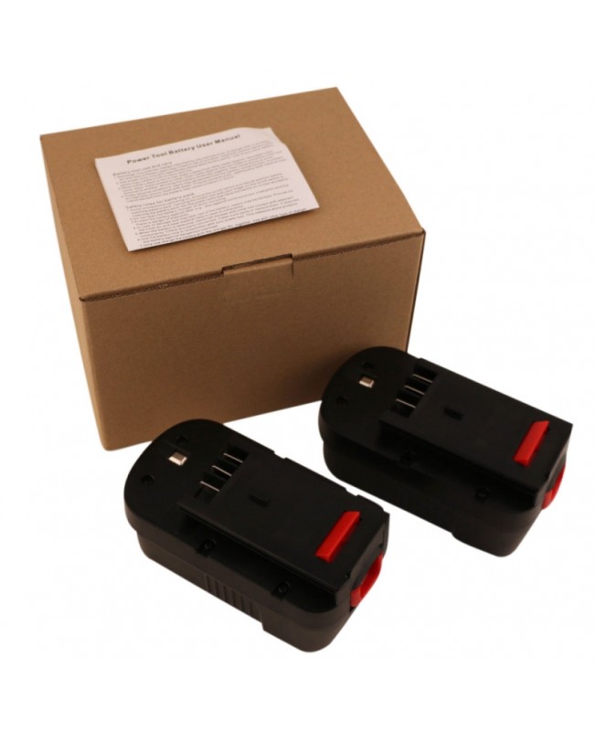 2pcs 18V 1500mAh Rechargeable NI-CD Battery