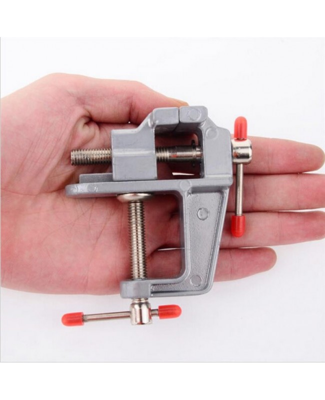 Mini Aluminum Alloy Table Bench Vise Clamp DIY Soldering Welding Hand Tool