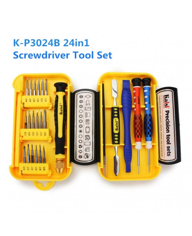 24 in 1 Precision Cell Phone Home Appliances Repair Screwdrivers Tweezers Tools Set