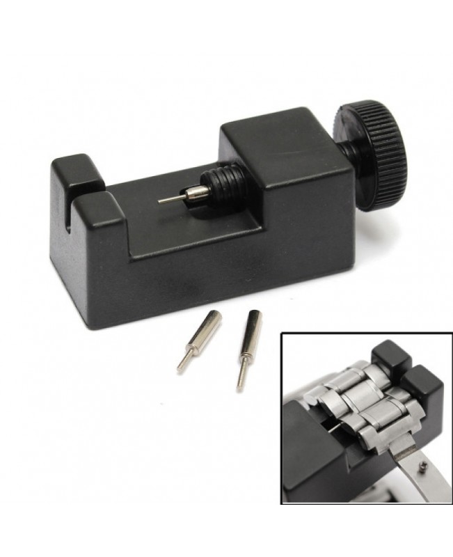 Watch Repair Tool Link Pin Remover Band Adjuster with 2Pcs Extra Pins