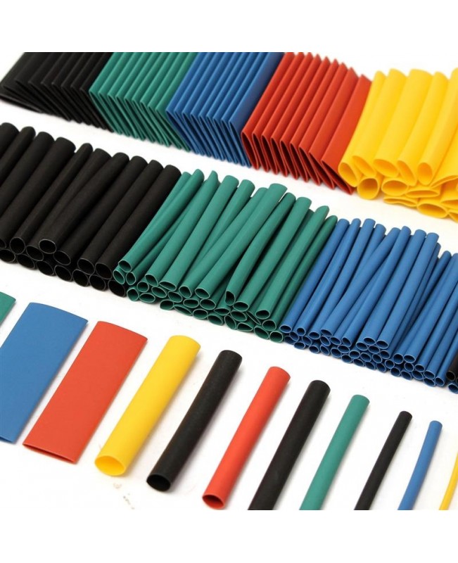 280pcs Polyolefin Halogen Free Heat Shrink Tube Sleeving Set