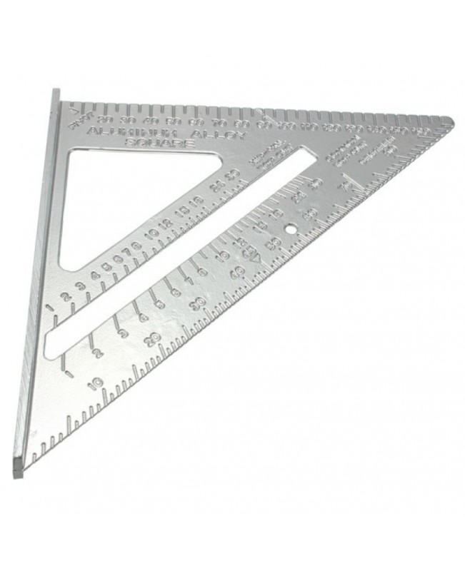 Aluminum Alloy Square Combination Triangle Metric Ruler Protractor