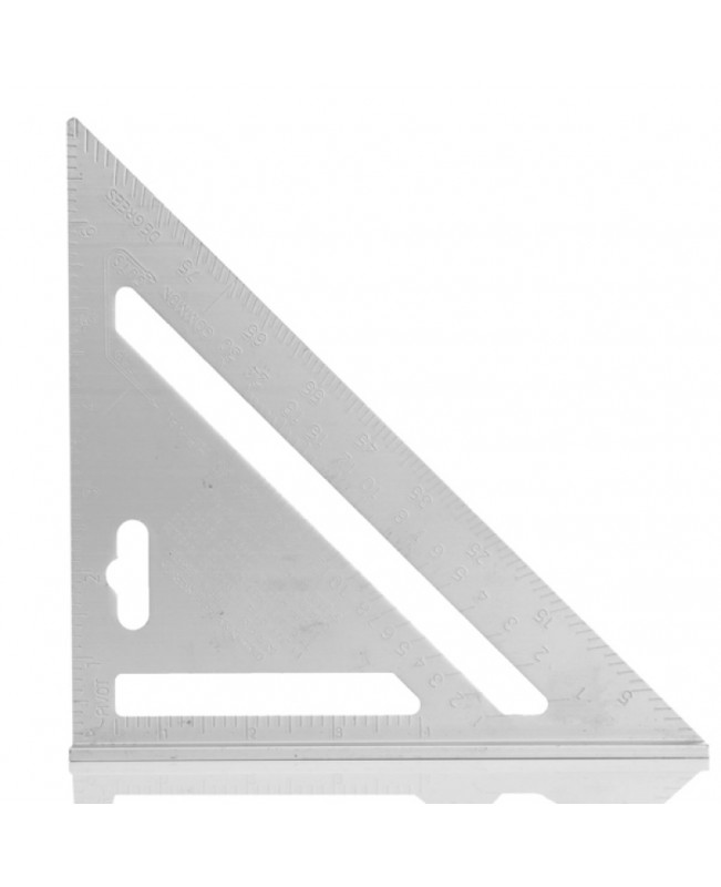 7inch Aluminum Alloy Roofing Rafter Square Triangle Ruler Measuring Tool