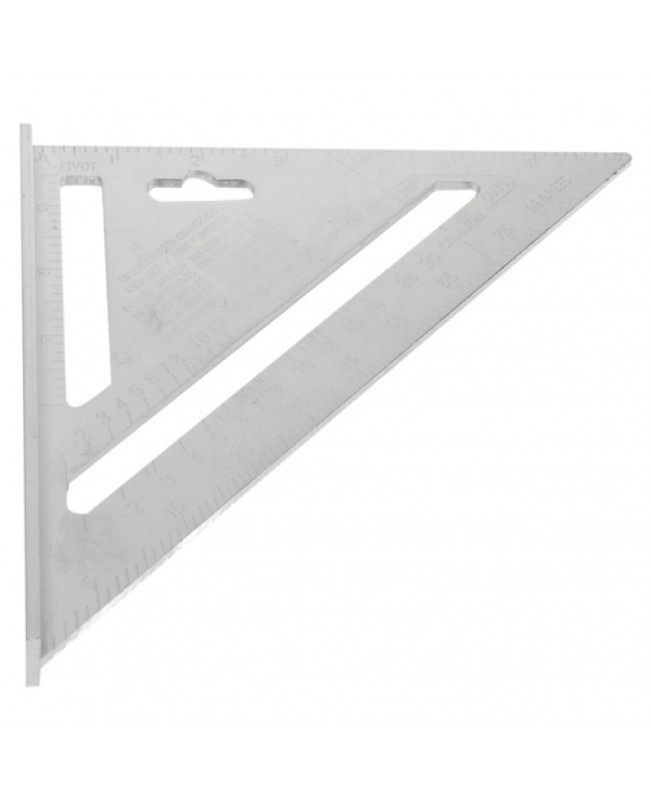 7inch Aluminum Alloy Roofing Rafter Square Triangle Ruler Measuring Tool