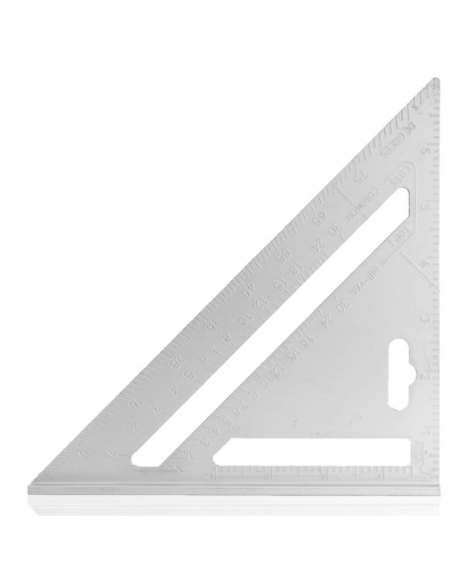 7inch Aluminum Alloy Roofing Rafter Square Triangle Ruler Measuring Tool