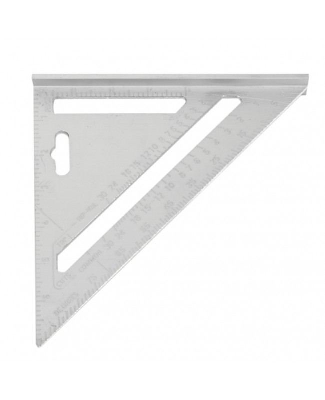 7inch Aluminum Alloy Roofing Rafter Square Triangle Ruler Measuring Tool