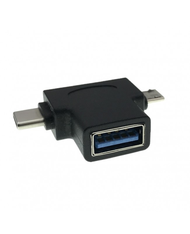 Cwxuan 2-in-1 Micro USB Adapter for Smart Phones, Tablet, Macbook