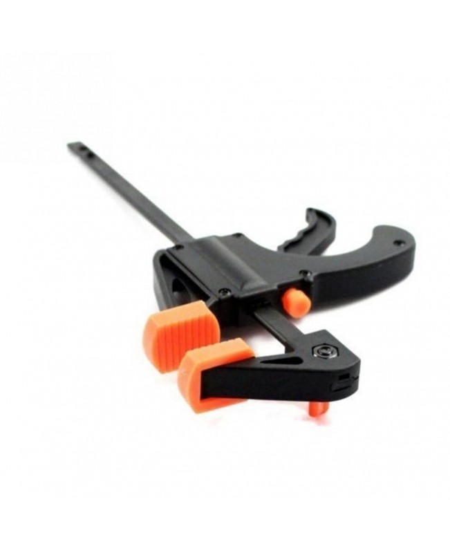 4 Inch Quick Ratchet Release Speed Squeeze Wood Working Work Bar Clamp Clip Kit Spreader Gadget Tool