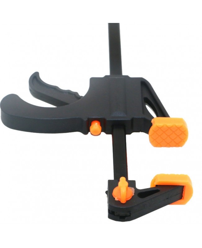 4 Inch Quick Ratchet Release Speed Squeeze Wood Working Work Bar Clamp Clip Kit Spreader Gadget Tool