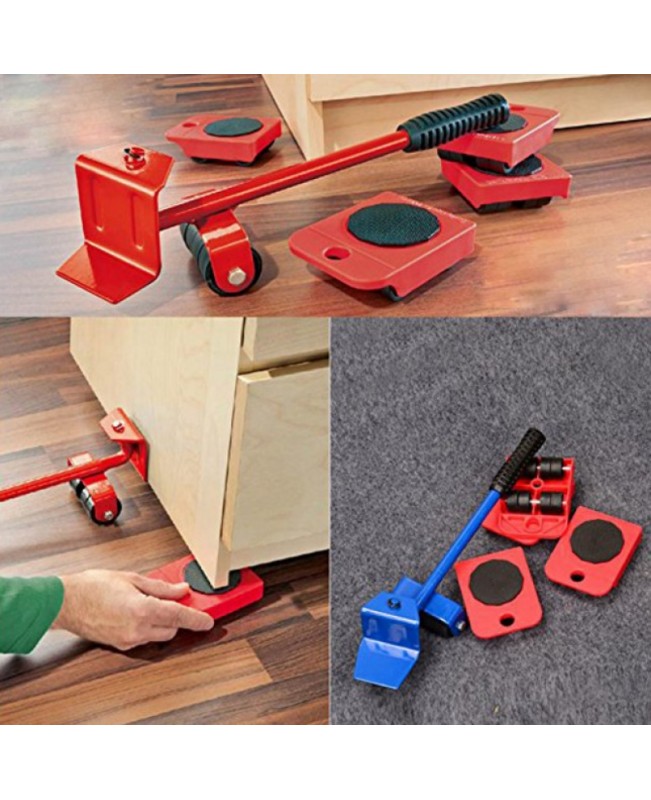 5Pcs Furniture Movers Lifter Transport Tool Set