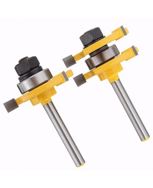 2Pcs Tongue & Groove Router Bit Set ...