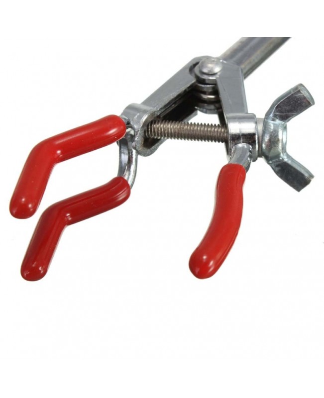 Adjustment Three Prong Lab Extension Flask Clip Clamp