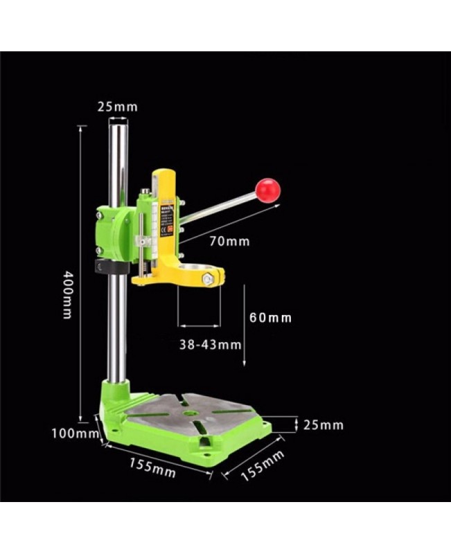 Mini Precision Milling Machine Worktable And Electric Drill Carrier Rotating Fixed Frame