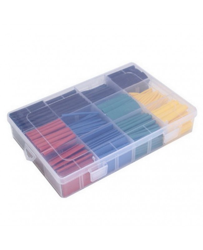 530pcs 21 Polyolefin Halogen-Free Heat Shrink Tube Sleeving Set