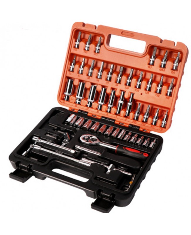 Auto Maintenance Repair Tool Set of 53 Household Combination Wrench Sleeve Set