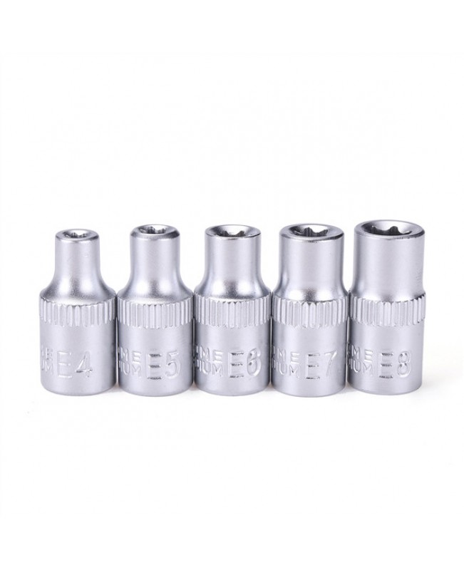 14pcs Tamper Proof E4-E24 Torx Star Bit Socket Set Female E Type Socket