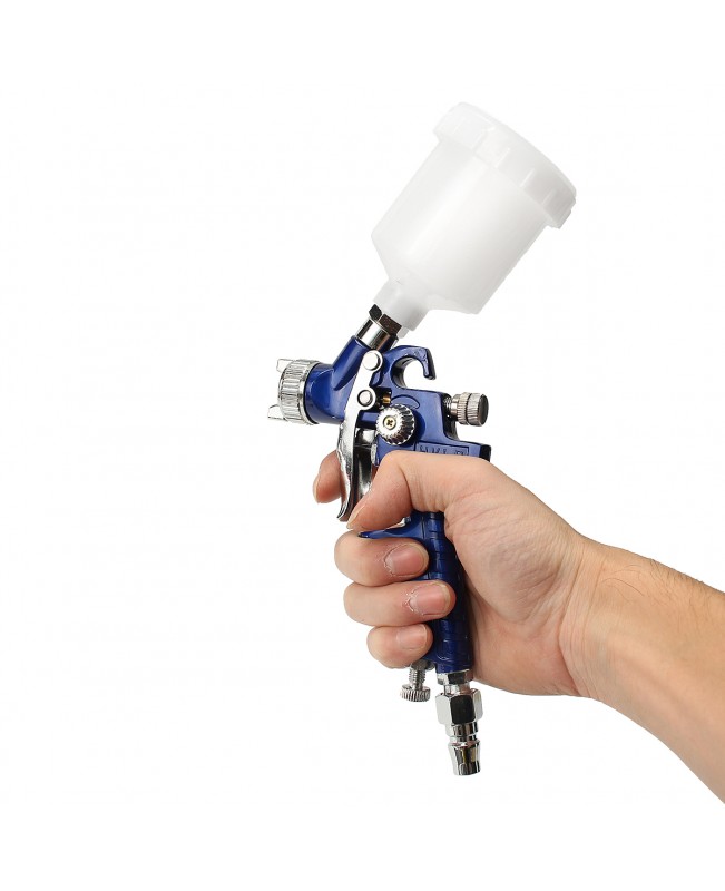 0.8mm/1.0mm Nozzle H-2000 Professional HVLP Spray G un Mini Air Paint Sprayer Guns Airbrush