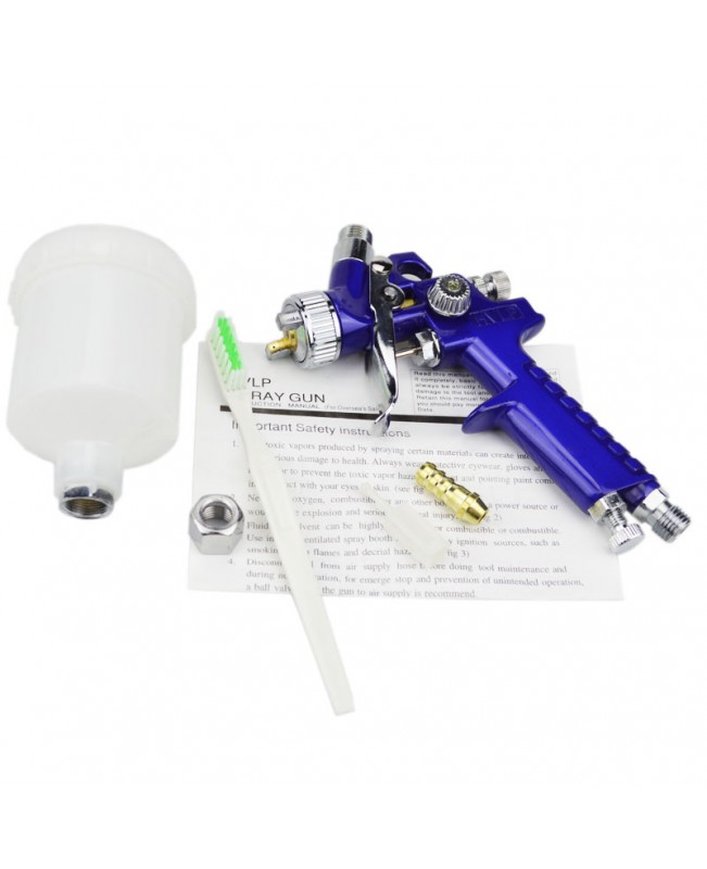 0.8mm/1.0mm Nozzle H-2000 Professional HVLP Spray G un Mini Air Paint Sprayer Guns Airbrush