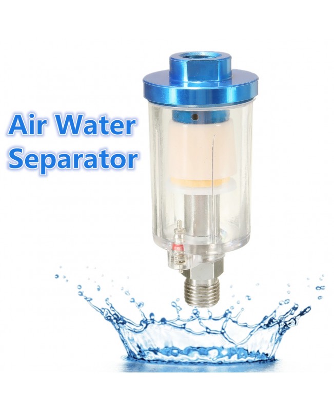 1/4 Inch Oil Water Separator Trap Filter Separator for Spray Gun Air Compressor