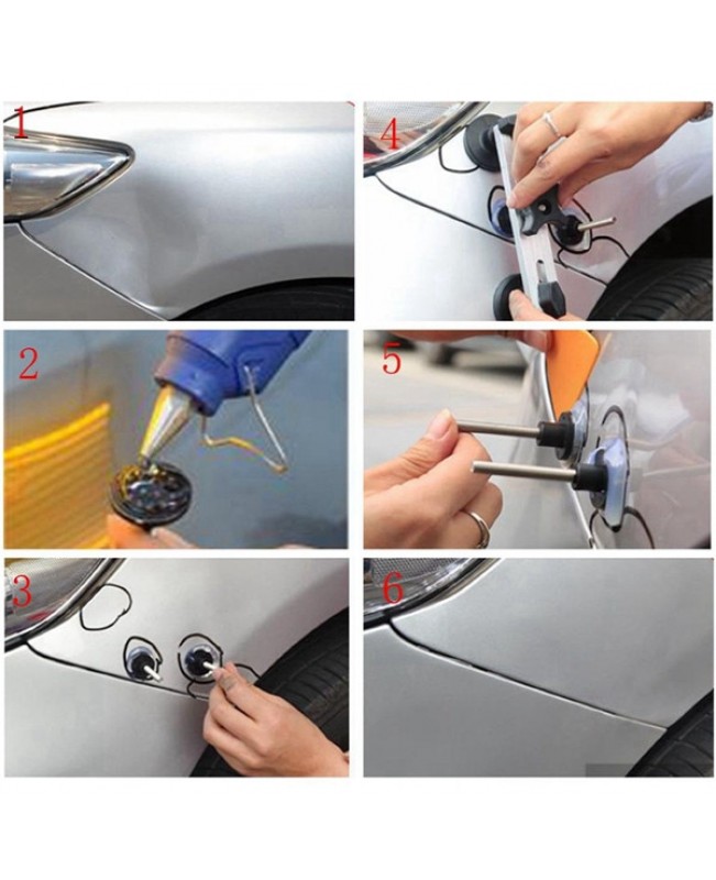 7pcs Car Bridge Dent Puller Remover Repair Hand Tool Kit