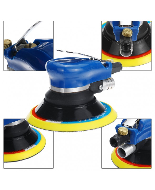 Air Orbital Sander Dual Action Sander Pneumatic Drilling Polisher Grinding Sanding Tools Set