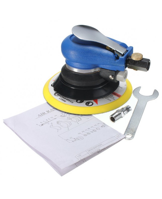 Air Random Orbital Palm Sander Sanding Pad Vacuum Polisher